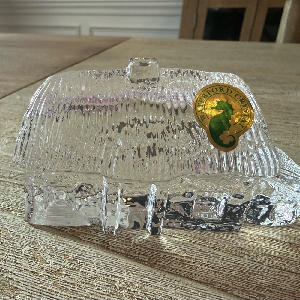 NWT Waterford Crystal Clear Glass Irish Village Cottage House